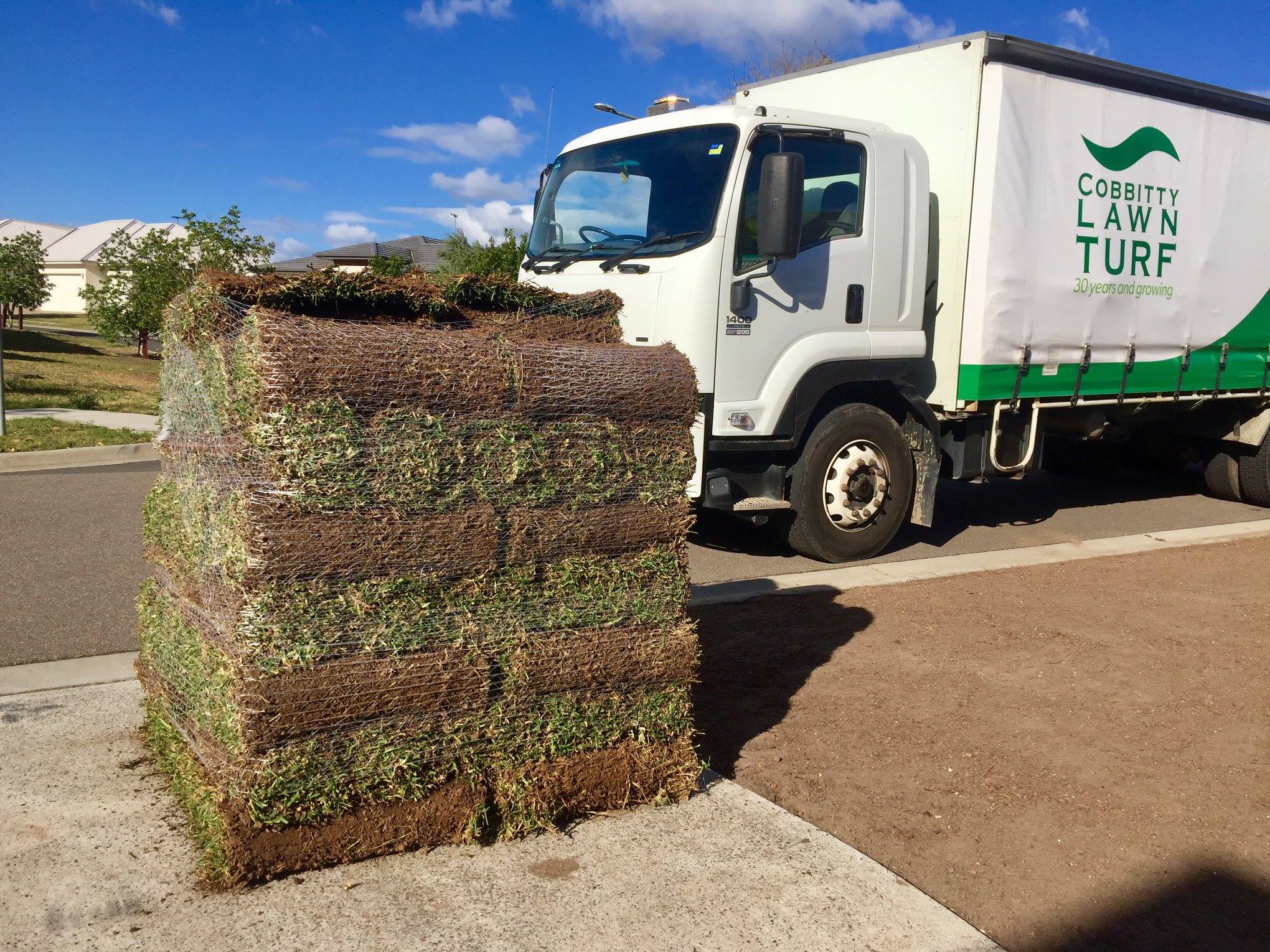 Cobbitty Lawn Turf Delivery Truck
